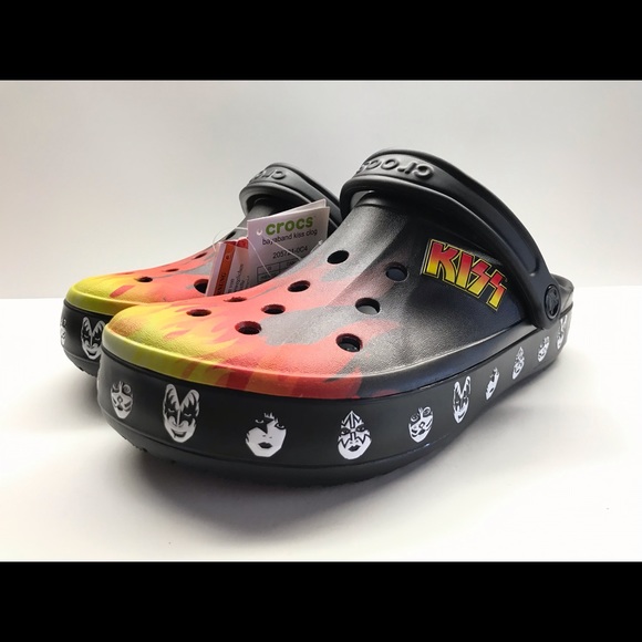 SOLD!!🎉HOST PICK 🎉Kiss crocs !Mens Shoes Size 8M - Picture 8 of 8